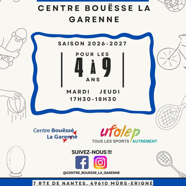 Formulaire inscription : Multisports 2026/2027 - 8 sep/24 jui