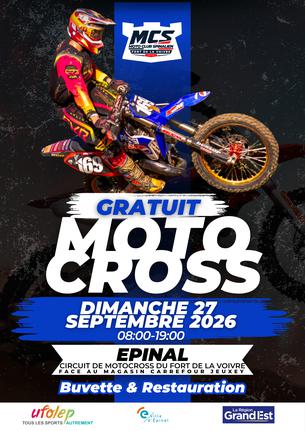 Affiche MOTO CLUB SPINALIEN - MOTOCROSS 2026 - 27 septembre