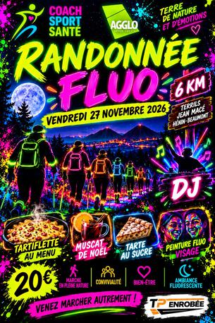 Affiche RANDONNE FLUO - 27 novembre
