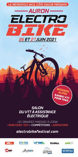 Affiche Electro Bike Auron - 26/27 June 2021