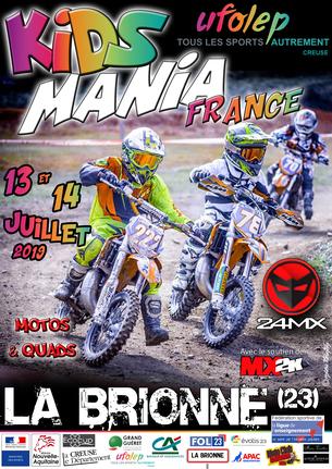 Affiche KID MANIA FRANCE UFOLEP - KMF 2019 - 13/14 juillet 2019