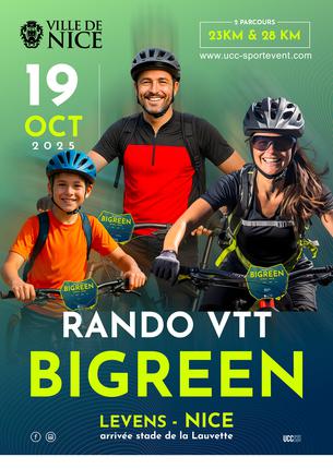 Affiche Randonnée VTT BIGREEN Nice - 19 octobre