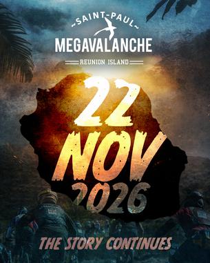 Affiche MEGAVALANCHE Saint Paul la Réunion 2026 - 22 novembre