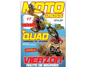 Affiche moto cross de vierzon - 17 septembre 2017