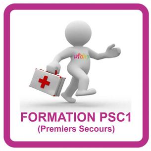 Affiche Formations PSC1 2020 - UFOLEP de Haute-Savoie - 1 jan/31 déc 2020