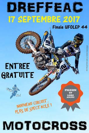 Affiche Motocross de Dréffeac - 17 septembre 2017