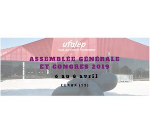 Affiche Assemblée générale UFOLEP 2018 - 14/15 avril 2018