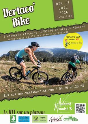Affiche Vertaco'Bike - 17 juillet 2016