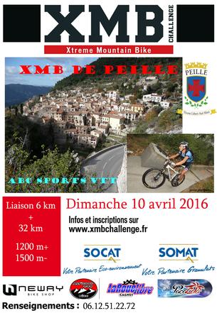 Affiche XMB Peille 2016 - 10 avril 2016