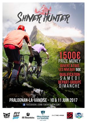 Affiche SHIVER HUNTER - Pralognan la Vanoise - 10/11 juin 2017