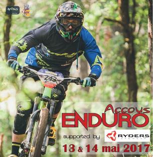 Affiche Enduro VTT d'Accous Vallée d'Aspe - 13/14 Mai 2017