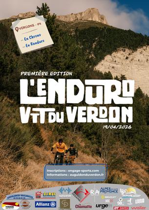 Affiche Enduro VTT du Verdon - 19 avril
