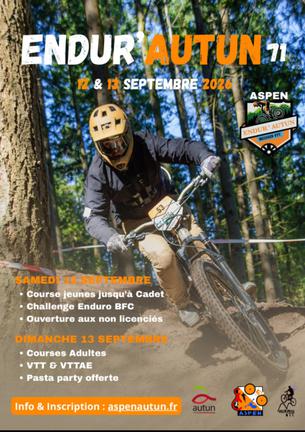 Affiche Endur'Autun 2026 - 13 septembre