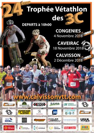Affiche Trophée Vétathlon des 3C - 2018 - 4 nov/2 déc 2018
