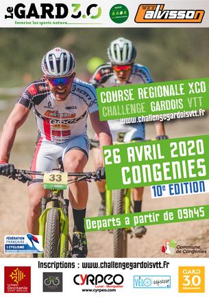 Affiche CGVTT 2022 - XC Congenies - 24 Avril 2022 - 24 April