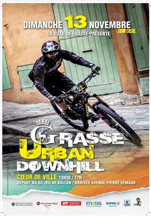 Affiche Grasse Urban Downhill - 13 novembre 2022