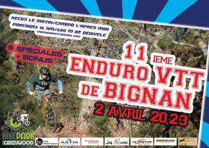 Affiche 11 ieme Enduro VTT de Bignan - 2 April