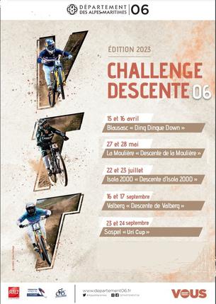 Affiche DH de Valberg - 16/17 septembre 2023