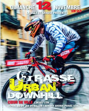 Affiche Grasse Urban Downhill - 12 novembre 2023