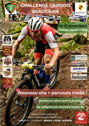 Affiche XC de BEAUCAIRE (Nimes Cyclisme) - 23 juin
