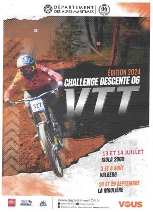 Affiche DH régionale de Valberg - 3/4 août 2024