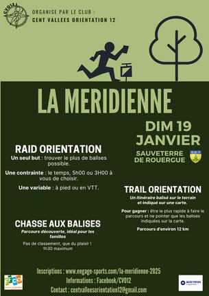 Affiche La Méridienne 2025 - 19 janvier 2025