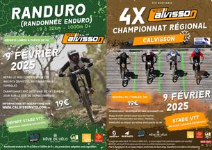 Affiche Randuro et Championnat 4X - 9 février 2025