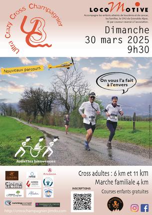 Affiche Ultra Crazy Cross de Champagnier - 30 mars