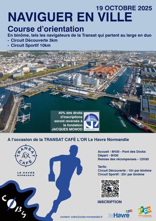 Affiche Naviguer en ville avec la transat. - 19 octobre
