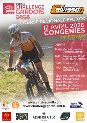 Affiche 14e XCO de CONGENIES - 12 avril