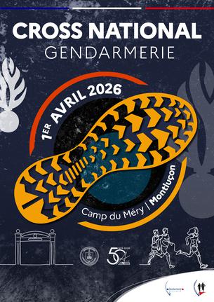 Affiche CROSS NATIONAL GENDARMERIE 2026 - 31 mar/2 avr