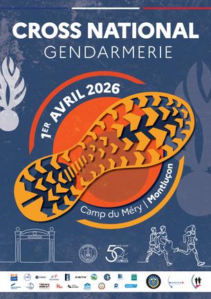 Affiche CROSS NATIONAL GENDARMERIE 2026 - 31 mar/2 avr