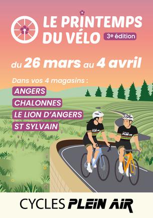 Affiche CYCLES PLEIN AIR ROAD TOUR 2026 - 4 avril