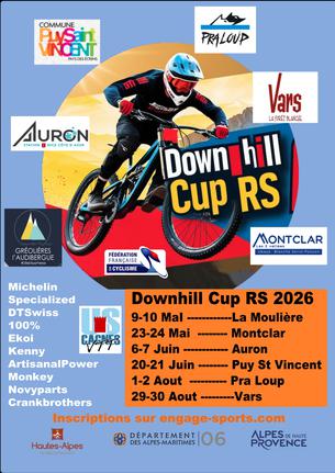 Affiche Downhill Cup RS #2 Montclar - 23/24 Mai