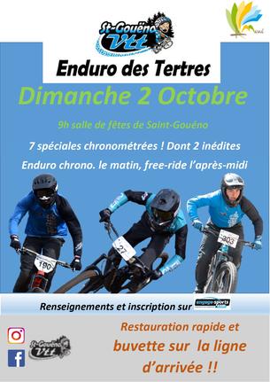 Affiche Enduro des Tertres St Gouëno VTT - 2 October 2022
