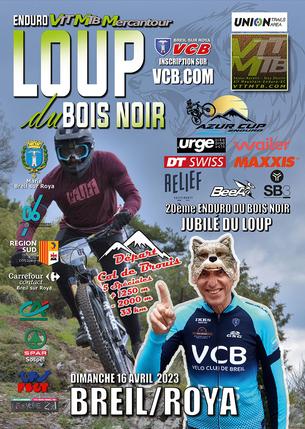 Affiche Enduro VTT du Loup du Bois Noir - 16 April