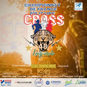 Affiche CFM CROSS 2024 - 27/28 novembre