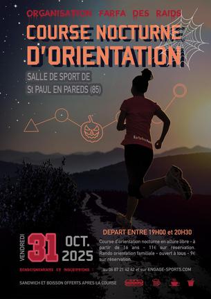 Affiche CO NOCTURNE " FARF HALLOWEEN " - 31 octobre