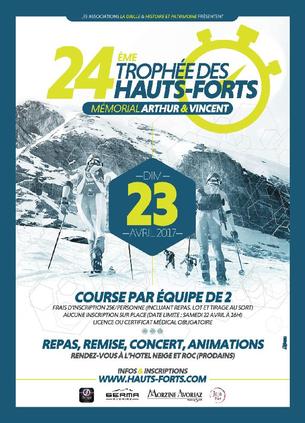 Affiche Trophée des Hauts-Forts à Morzine-Avoriaz. - 23 avril 2017