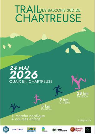 Affiche Trail des Balcons Sud de Chartreuse - 24 Mai 2026 - 24 Mai