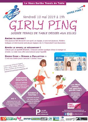 Affiche "Girly Ping" - 10 Mai 2019