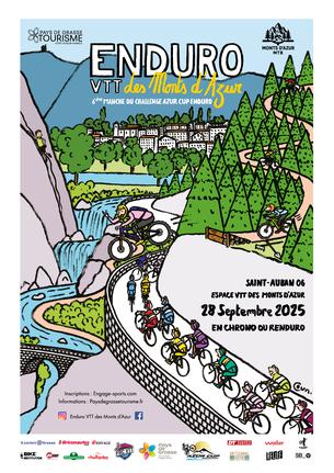 Affiche Enduro VTT des Monts d'Azur - 28 septembre