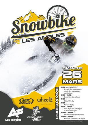 Affiche Snowbike Les Angles - 26 March 2017