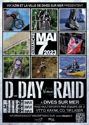 Affiche D-DAY RAID  2023 - 2ème édition - 7 mai 2023 - 7 May