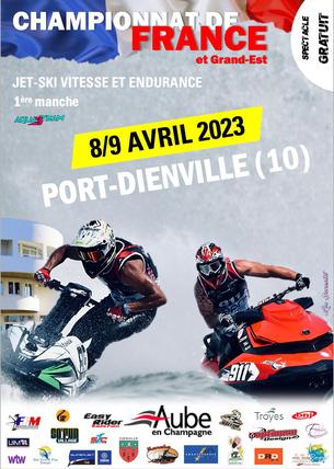Affiche VITESSE PACK CHAMPIONNAT DE FRANCE - CHAMPIONNAT GRAND EST - DIENVILLE 2023 - 7/9 April