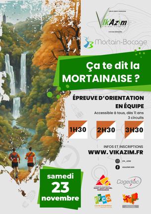 Affiche ça te dit la Mortainaise 2024 - 23 novembre