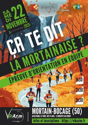 Affiche ça te dit la Mortainaise - 22 novembre