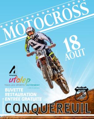 Affiche MOTO CROSS CONQUEREUIL - 18 août 2019