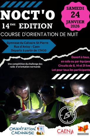 Affiche 14ème Noct'O - 24 janvier 2026
