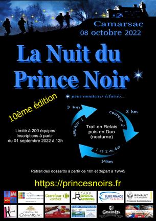 Affiche La nuit du Prince Noir 2022 - 8 October 2022